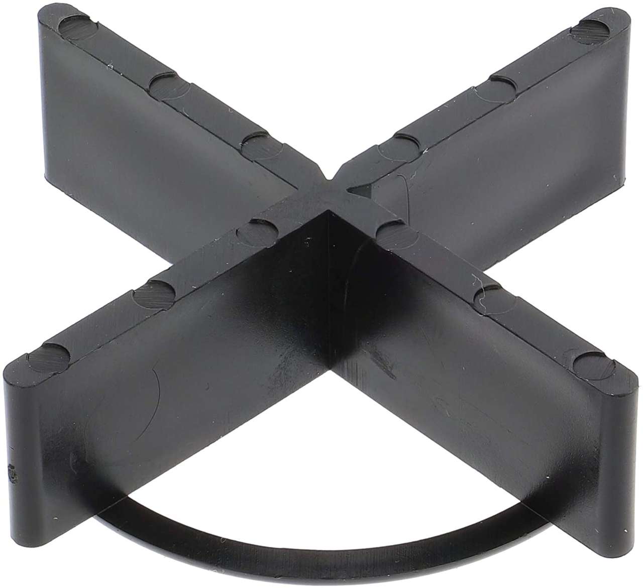 Fugenkreuze schwarz für Terrassenplatten (100 Stück) – mit Steg 3 mm