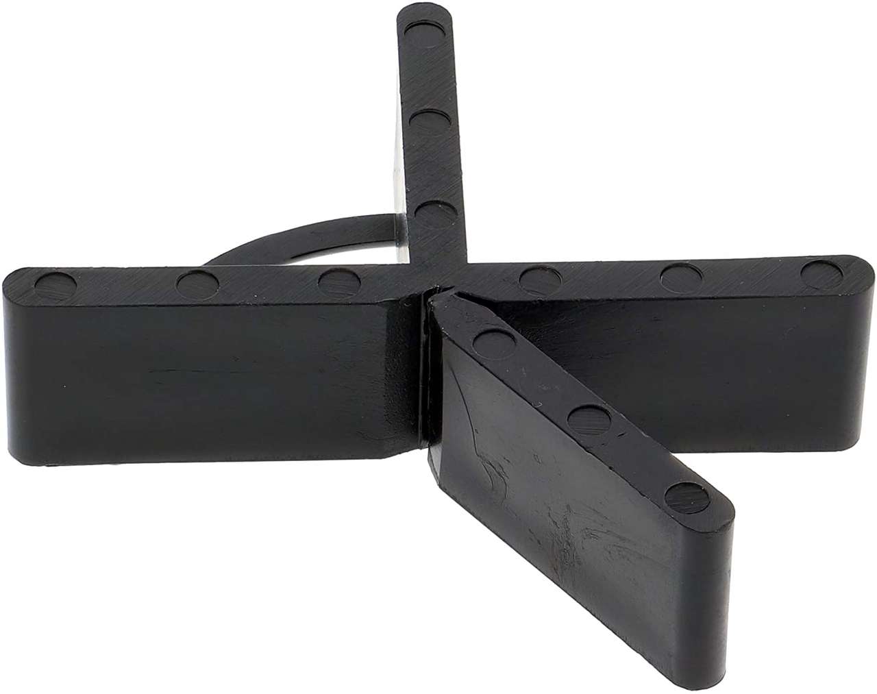 Fugenkreuze schwarz für Terrassenplatten (100 Stück) – mit Steg 4 mm
