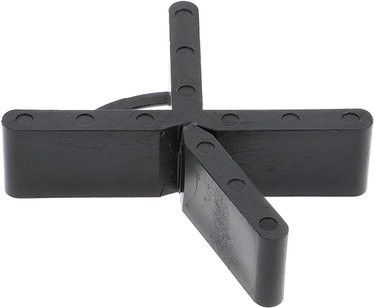 Fugenkreuze schwarz für Terrassenplatten (100 Stück) – mit Steg 5 mm