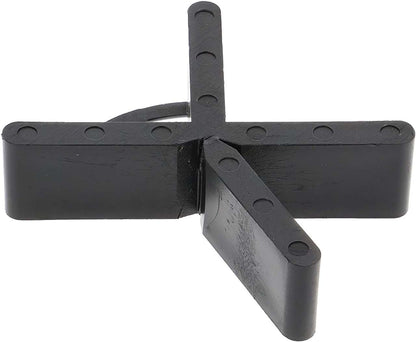Fugenkreuze schwarz für Terrassenplatten (100 Stück) – mit Steg 5 mm
