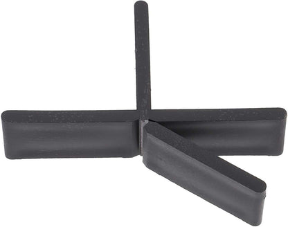 Fugenkreuze schwarz für Terrassenplatten (100 Stück) – ohne Steg 3 mm