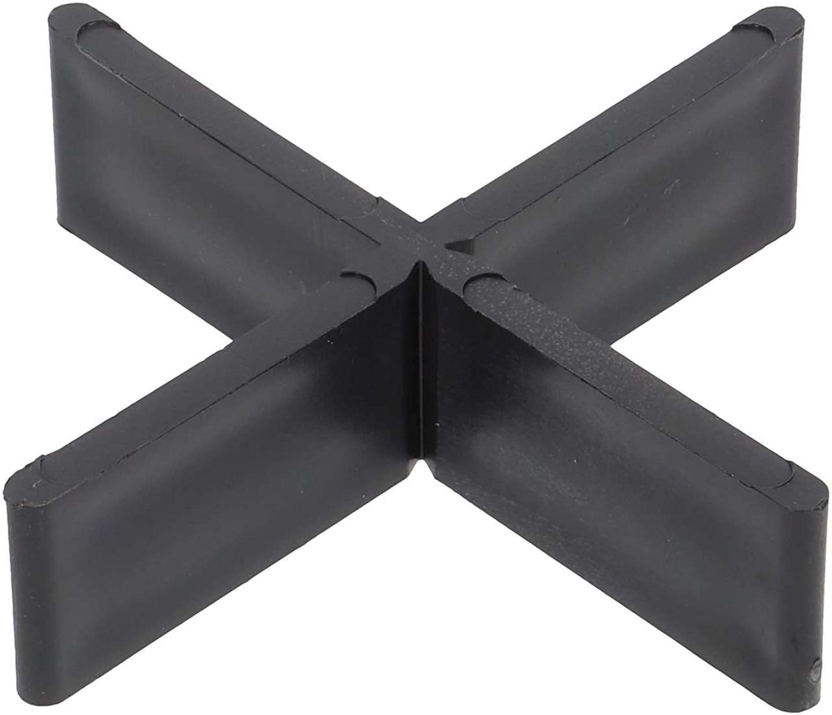 Fugenkreuze schwarz für Terrassenplatten (100 Stück) ohne Steg 3 mm – Produktansicht