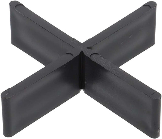 Fugenkreuze schwarz für Terrassenplatten (100 Stück) – ohne Steg 3 mm