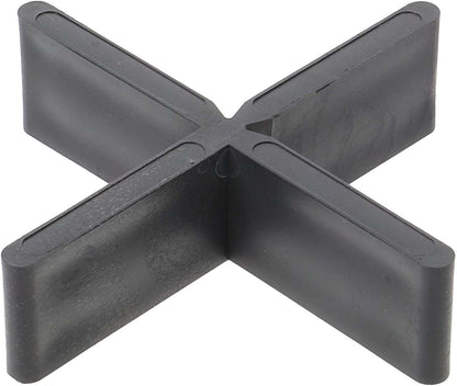 Fugenkreuze schwarz für Terrassenplatten (100 Stück) – ohne Steg 4 mm