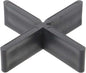 Fugenkreuze schwarz für Terrassenplatten (100 Stück) – ohne Steg 4 mm
