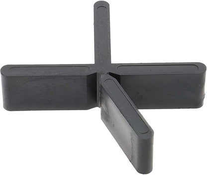Fugenkreuze schwarz für Terrassenplatten (100 Stück) – ohne Steg 5 mm