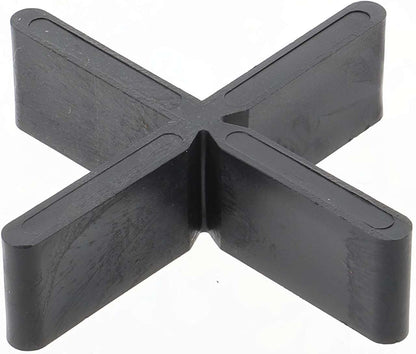 Fugenkreuze schwarz für Terrassenplatten (100 Stück) – ohne Steg 5 mm