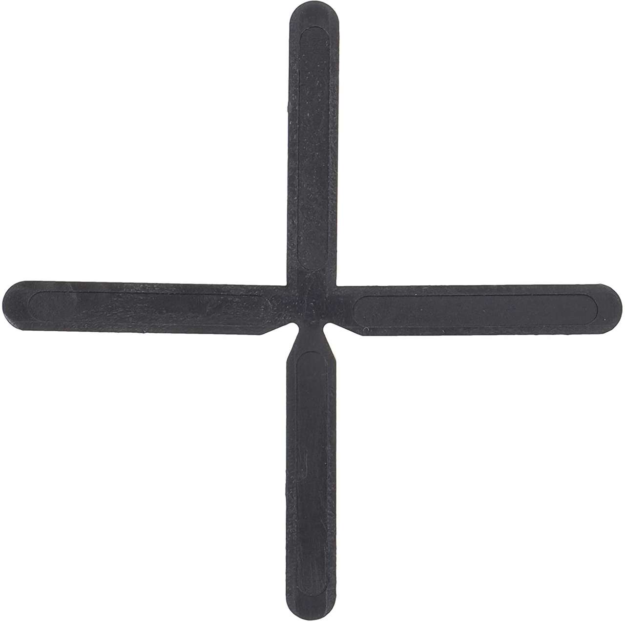 Fugenkreuze schwarz für Terrassenplatten (100 Stück) – ohne Steg 5 mm