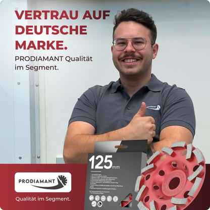 Diamantschleiftopf 125mm für Beton Extra Speed