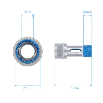 Premium Diamant Fliesenbohrer PD-Matrix M14 für Winkelschleifer