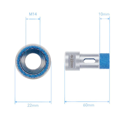 Premium Diamant Fliesenbohrer PD-Matrix M14 für Winkelschleifer