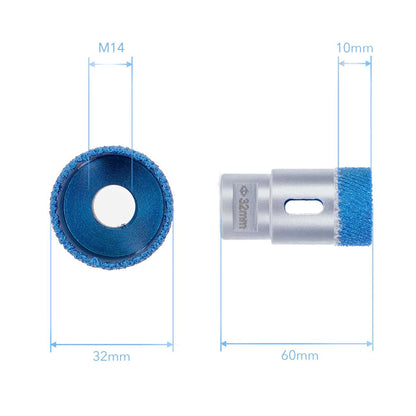 Premium Diamant Fliesenbohrer PD-Matrix M14 für Winkelschleifer