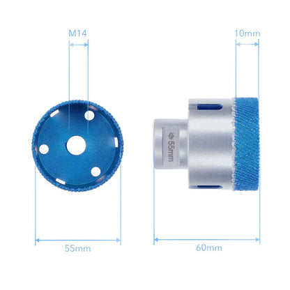 Premium Diamant Fliesenbohrer PD-Matrix M14 für Winkelschleifer
