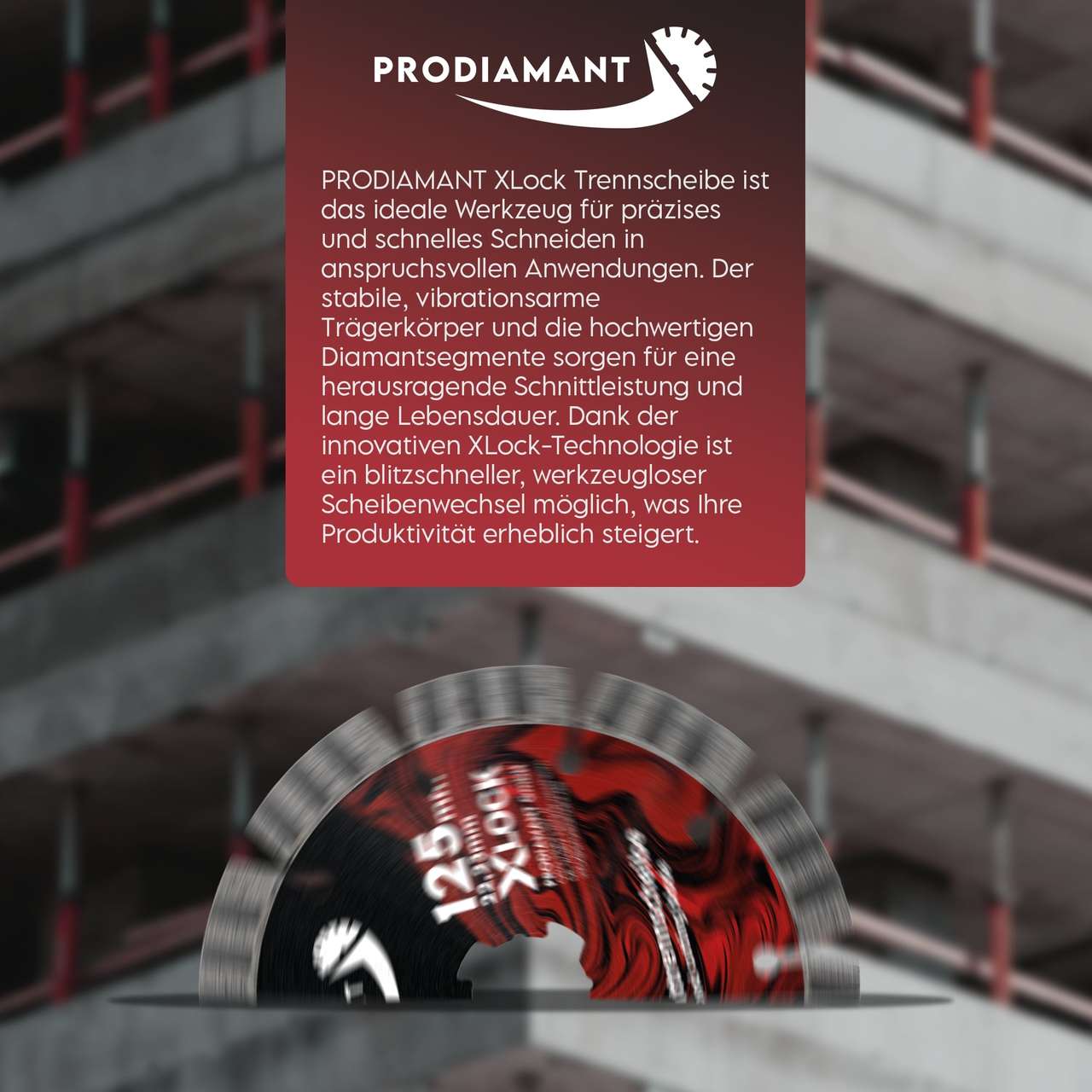 X-LOCK Turbo Diamanttrennscheibe Beton universal