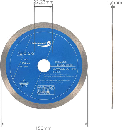 Diamanttrennscheibe Fliese, Feinsteinzeug Premium Rondo F702