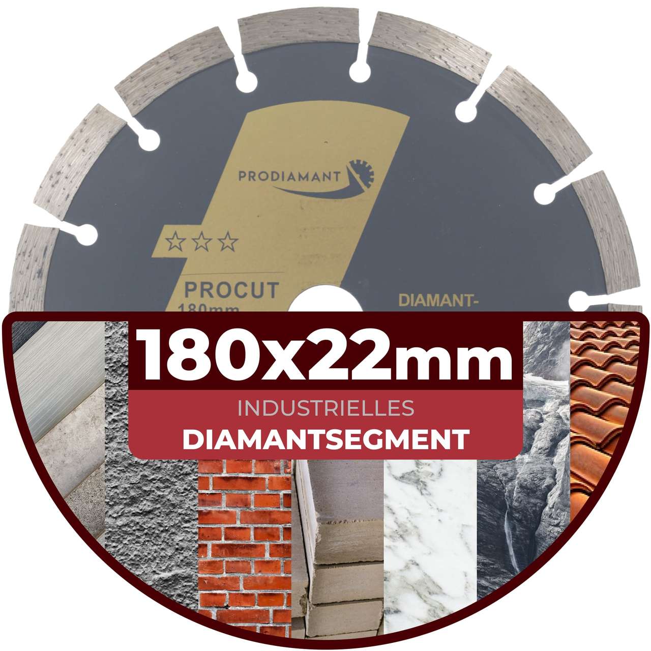 2x Diamanttrennscheibe Beton, Stein, Ziegel, universal