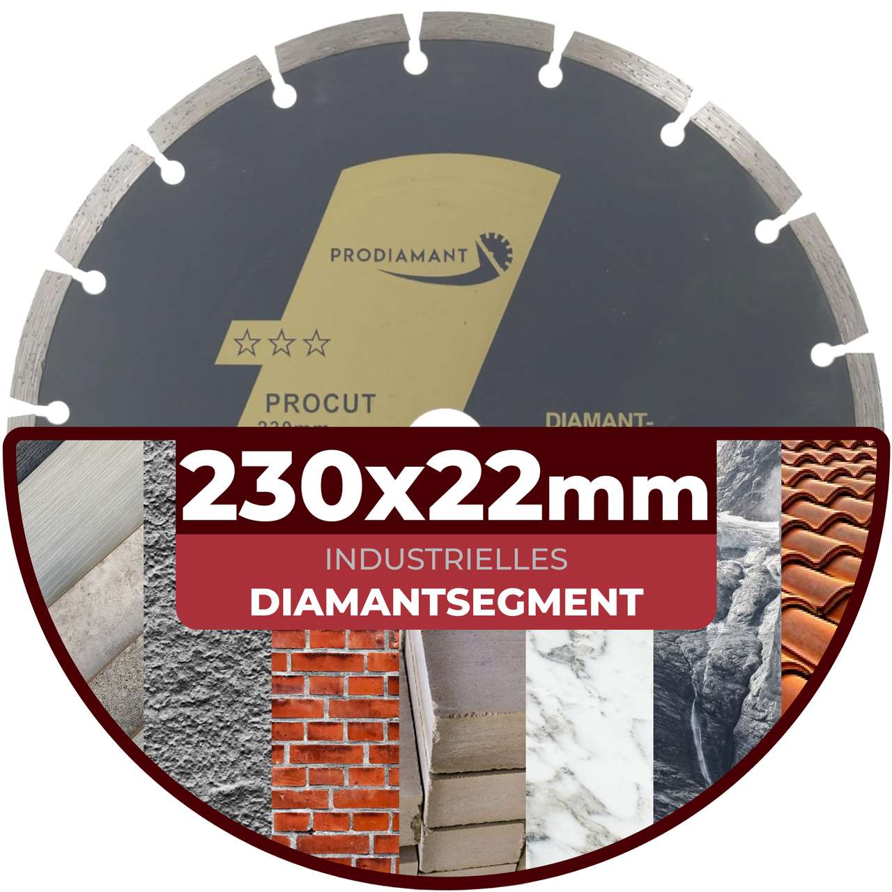 2x Diamanttrennscheibe Beton, Stein, Ziegel, universal