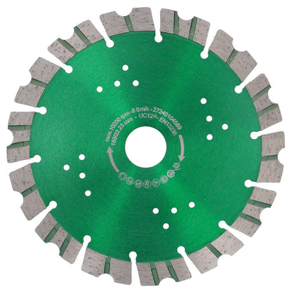 Diamanttrennscheibe für Stein, Beton Turbo Concave