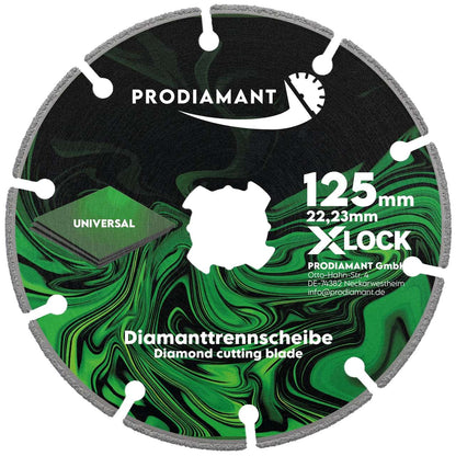 Diamanttrennscheibe für X-Lock Maschinen – Universell einsetzbar und effizient