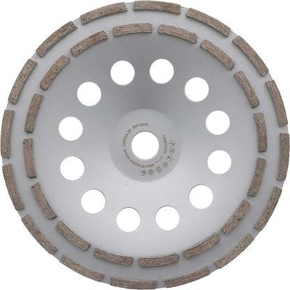 Diamantschleiftopf 230mm Beton/universal doppelreihig