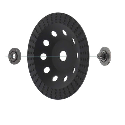 Diamantschleiftopf 180mm x 22,2mm für Beschichtungen, Betonfarbe, Fassadenfarbe und Farbreste