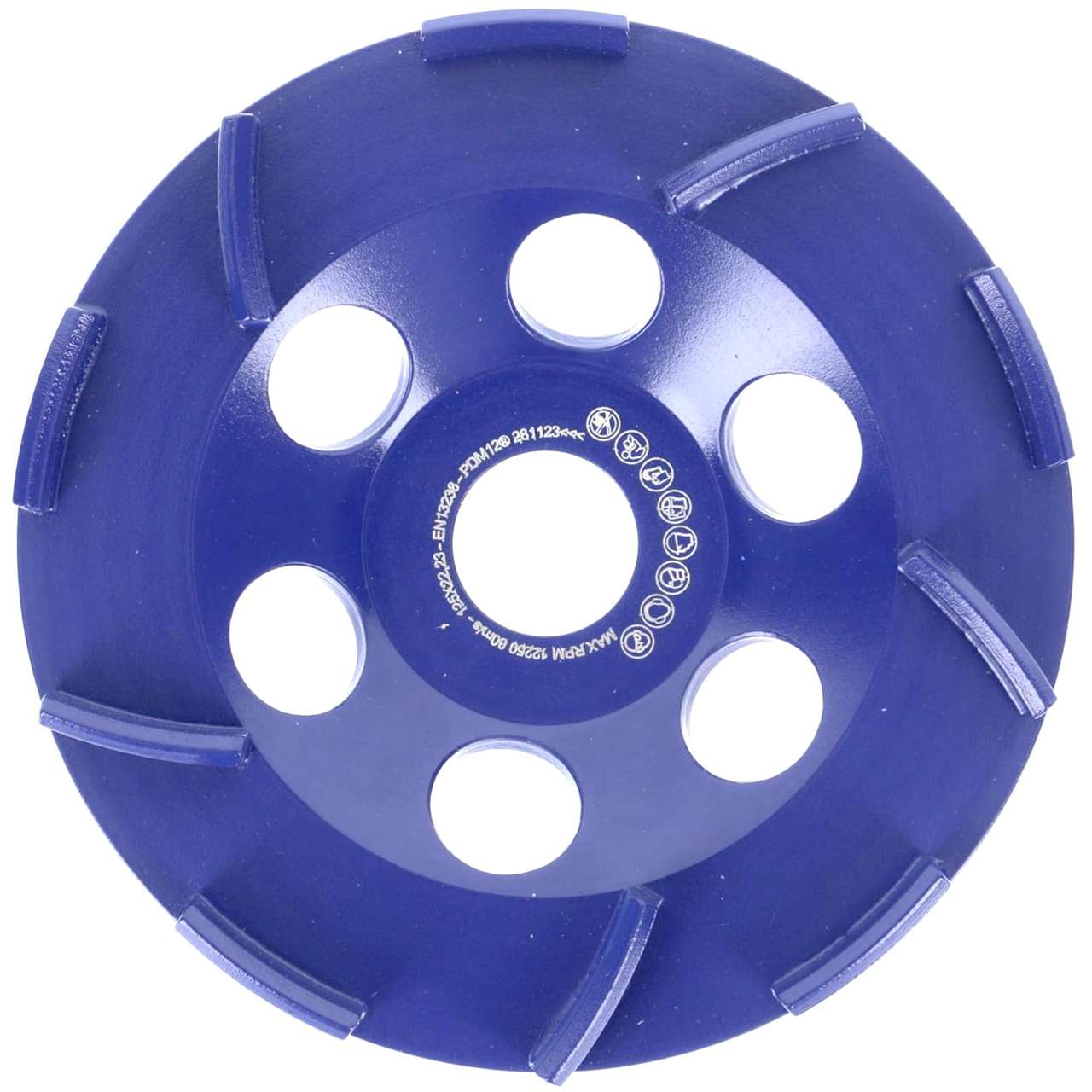 Diamant Schleiftopf 125mm Dach-Segmentiert ST51 für Beton mit sehr hohem Abtrag