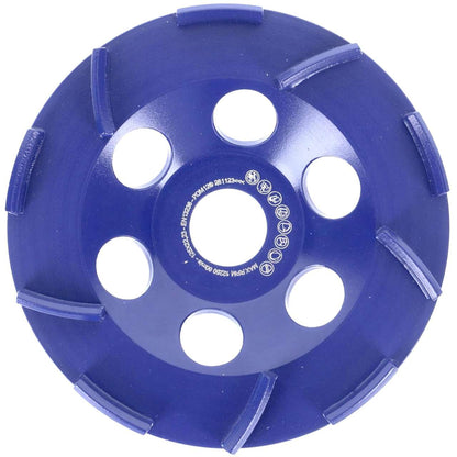Diamant Schleiftopf 125mm Dach-Segmentiert ST51 für Beton mit sehr hohem Abtrag