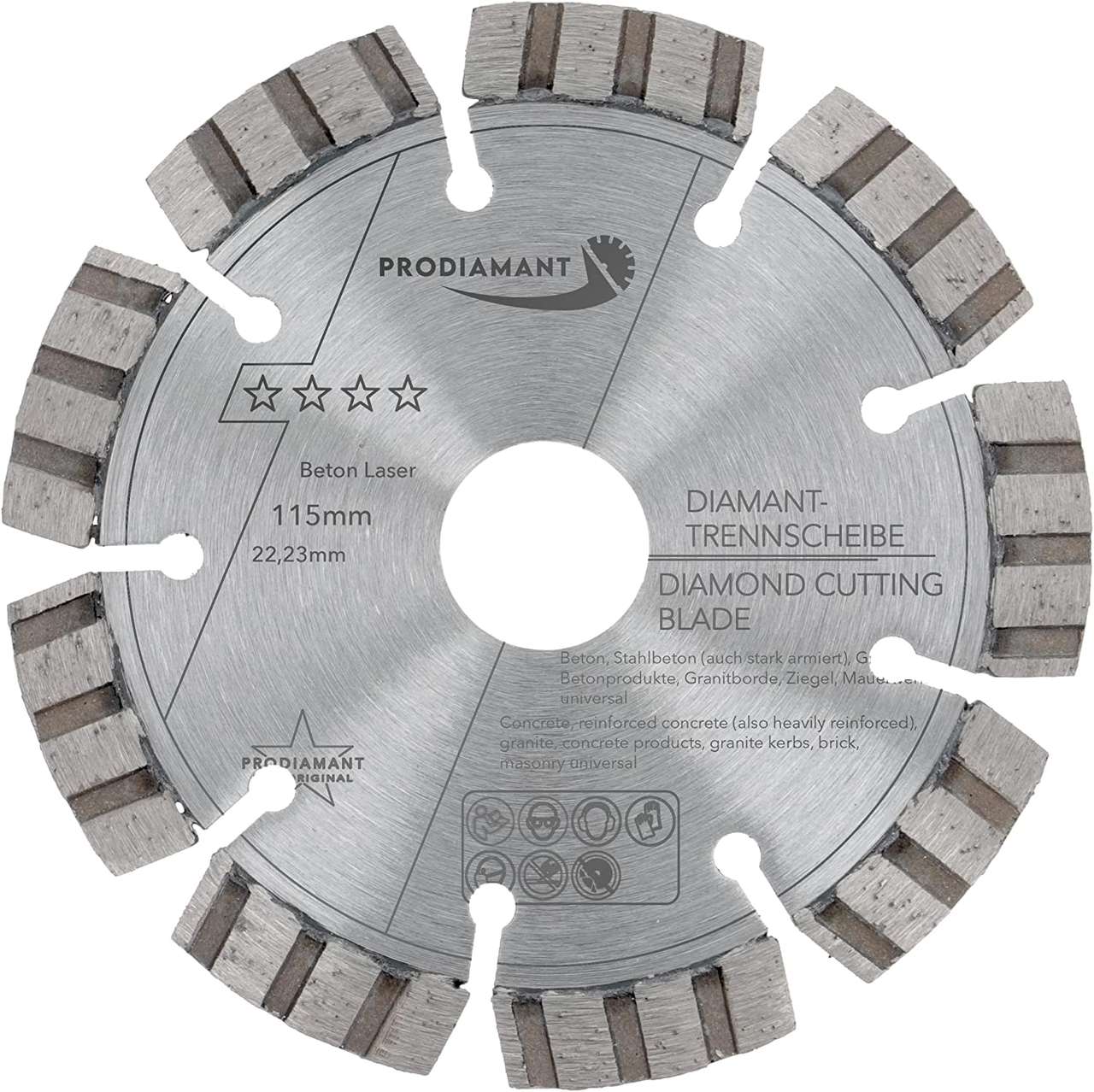 Diamanttrennscheibe Beton Laser Turbo B711