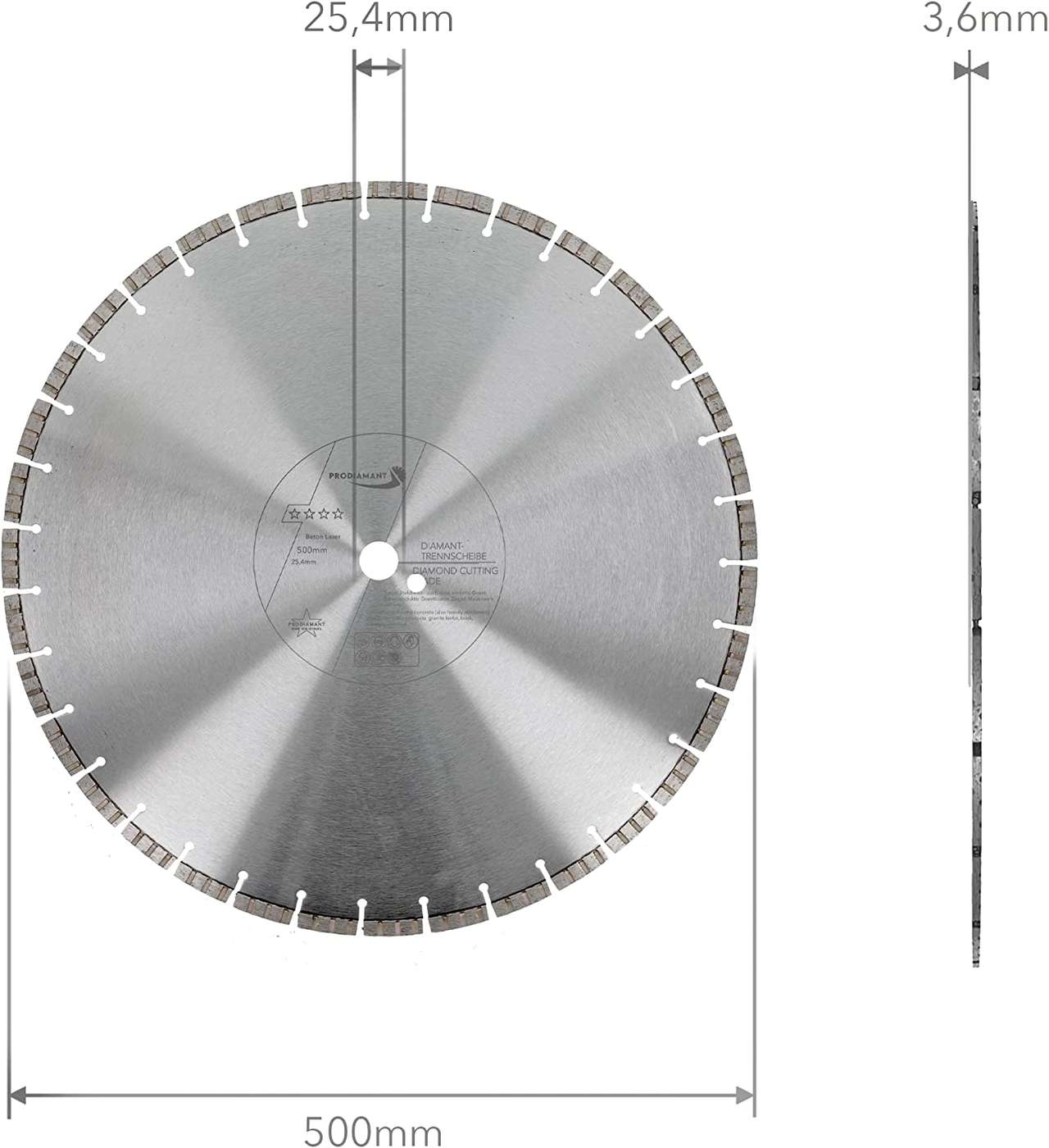 Diamanttrennscheibe Beton Laser Turbo B711