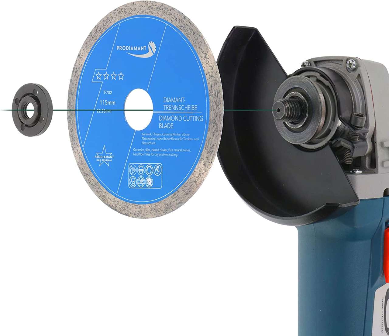 Diamanttrennscheibe Fliese, Feinsteinzeug Premium Rondo F702