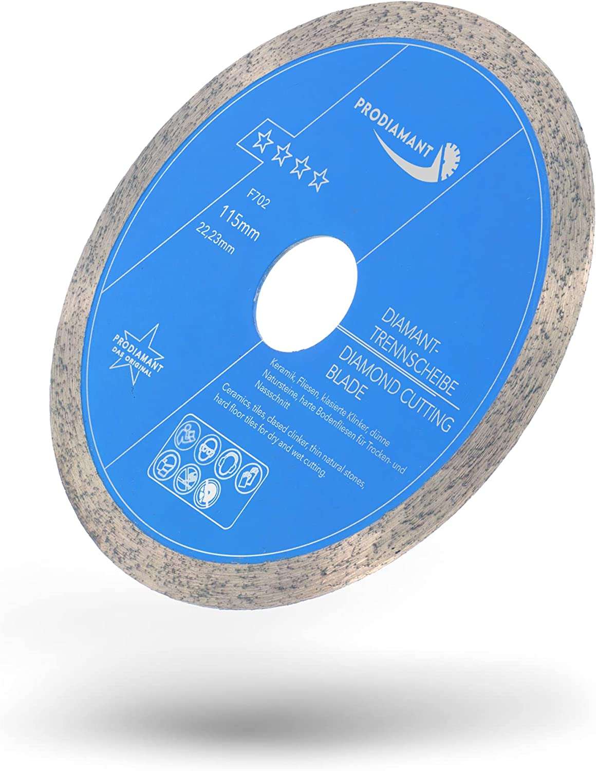 Diamanttrennscheibe Fliese, Feinsteinzeug Premium Rondo F702