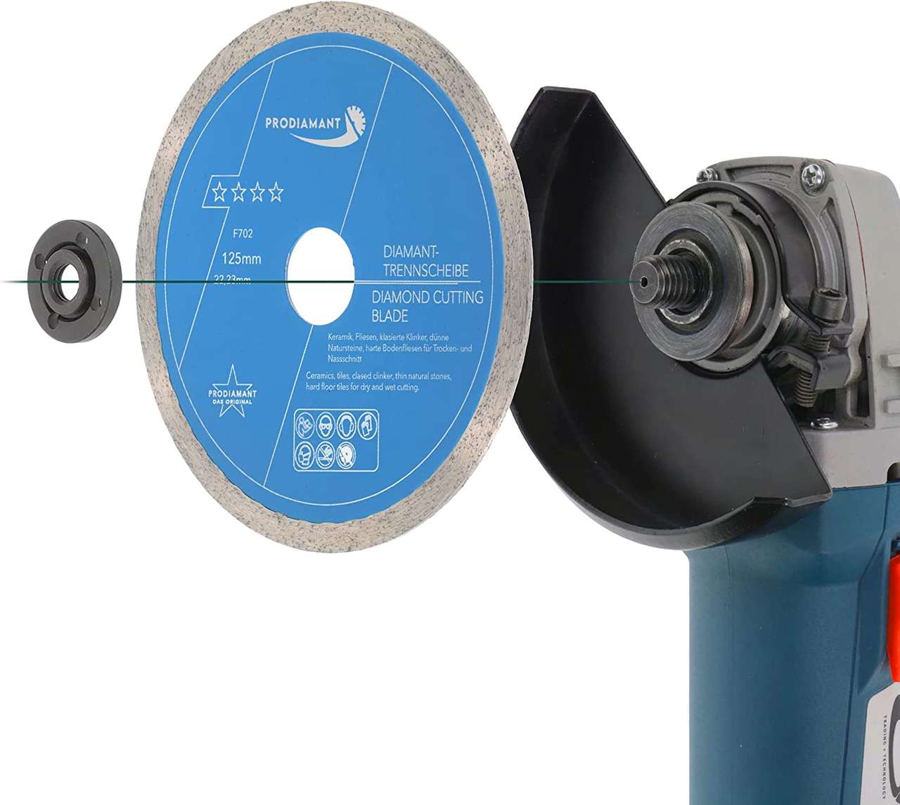 Diamanttrennscheibe Fliese, Feinsteinzeug Premium Rondo F702