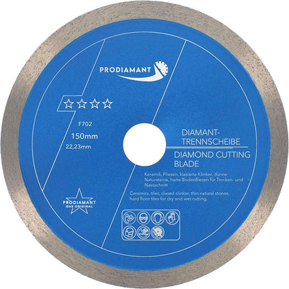 Diamanttrennscheibe Fliese, Feinsteinzeug Premium Rondo F702