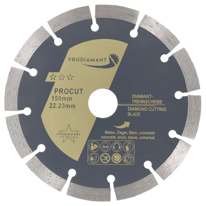Diamanttrennscheibe Beton, Stein, Ziegel, universal