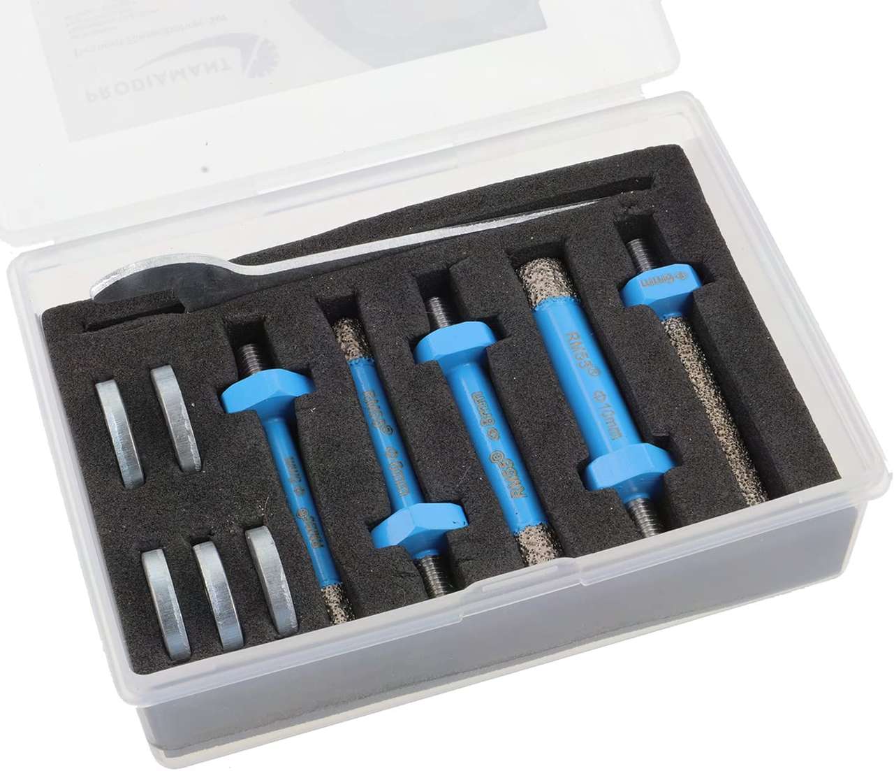 Fliesenbohrer Set 5tlg ø 5-10mm für 75mm (76mm) Akku Winkelschleifer
