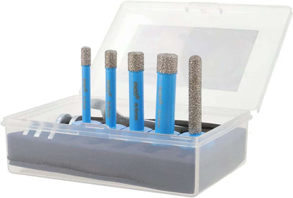 Fliesenbohrer Set 5tlg ø 5-10mm für 75mm (76mm) Akku Winkelschleifer