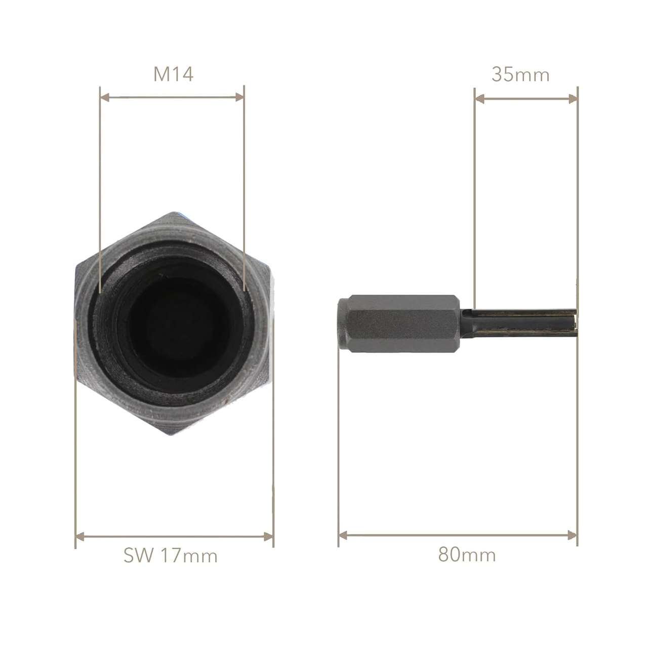 Hartmetall Fugenfräser Nutzlänge 60mm für Winkelschleifer