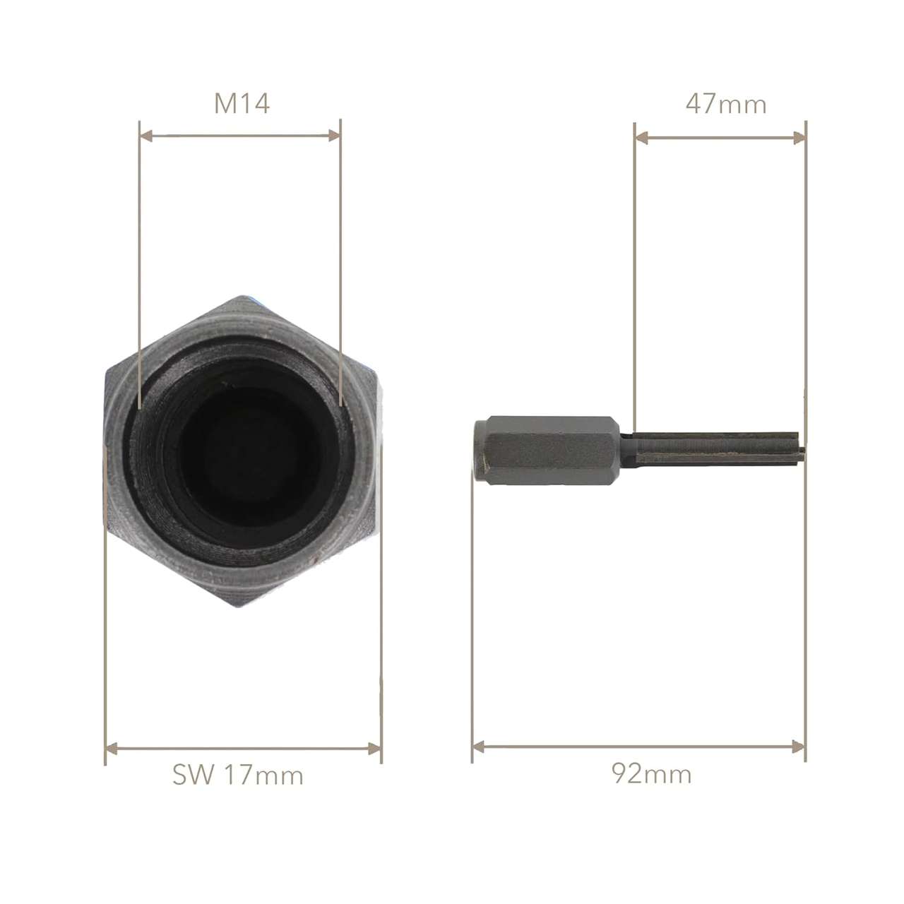 Hartmetall Fugenfräser Nutzlänge 60mm für Winkelschleifer