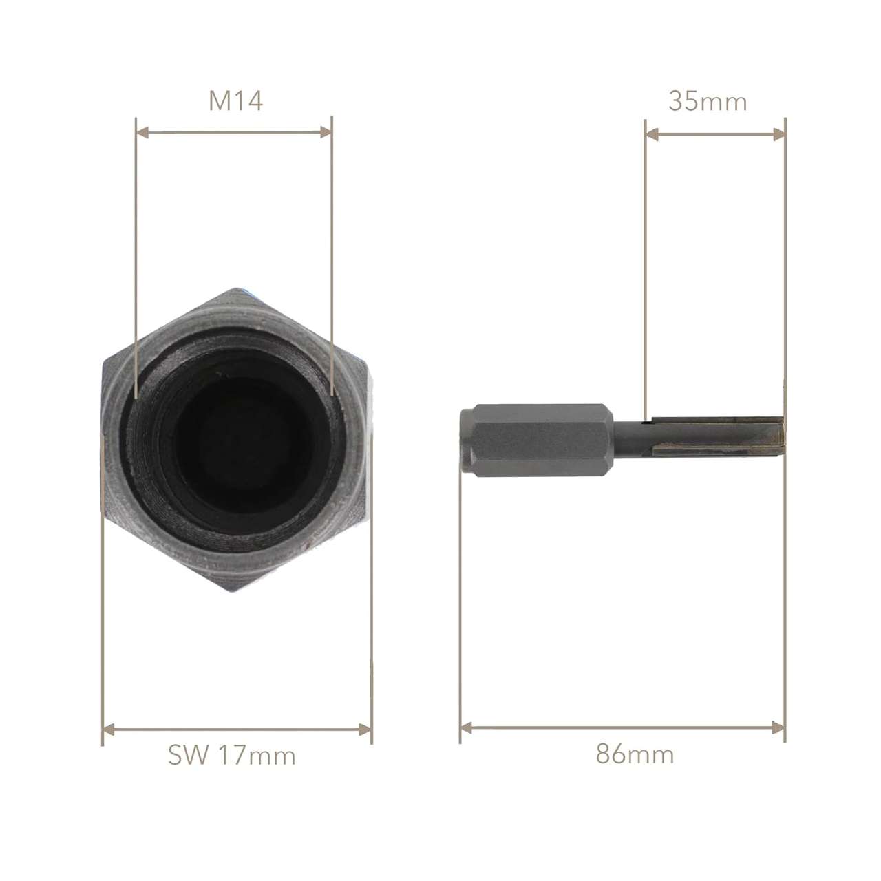 Hartmetall Fugenfräser Nutzlänge 60mm für Winkelschleifer