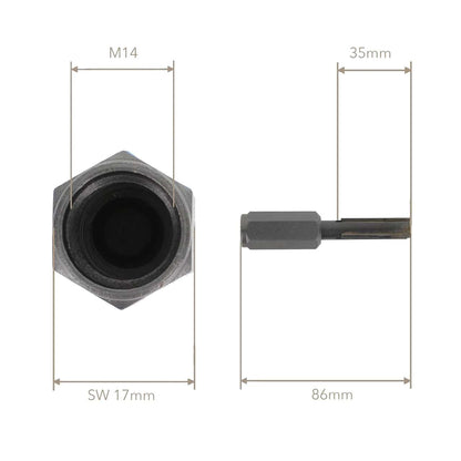 Hartmetall Fugenfräser Nutzlänge 60mm für Winkelschleifer