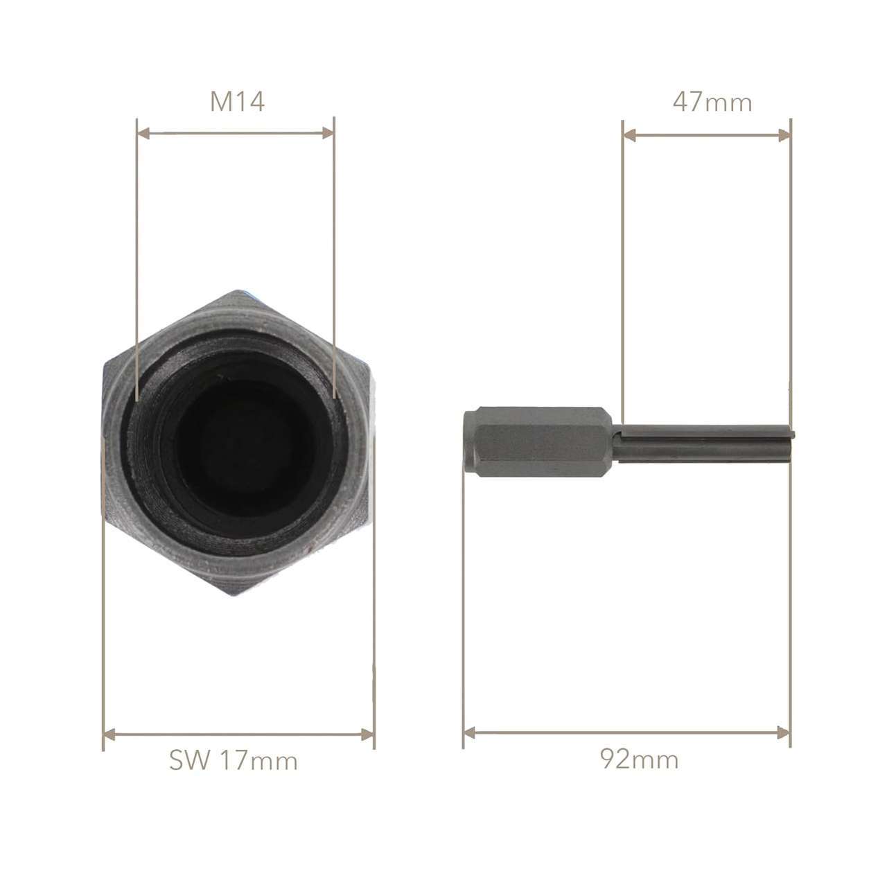 Hartmetall Fugenfräser Nutzlänge 60mm für Winkelschleifer