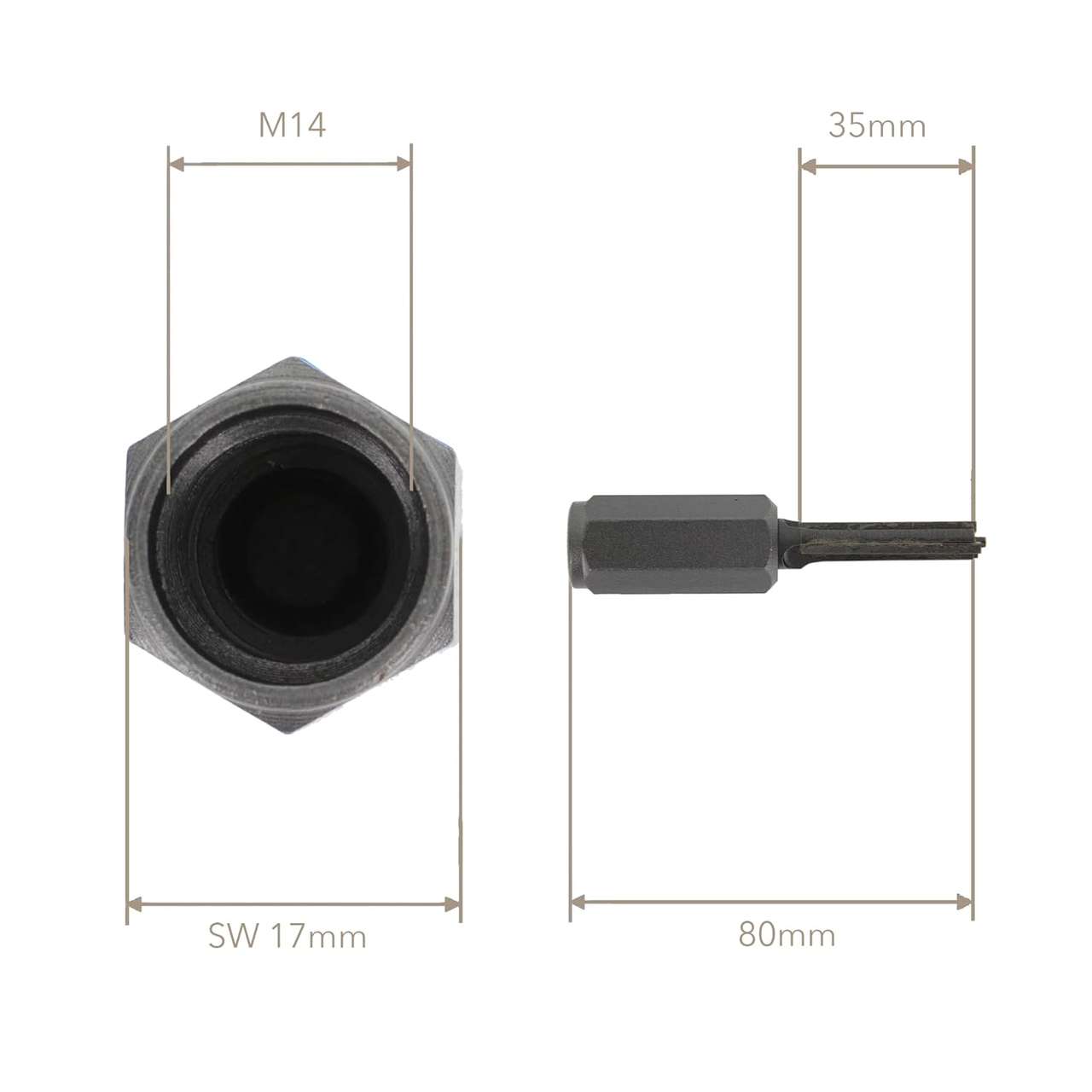Hartmetall Fugenfräser 8mm Nutzlänge für Winkelschleifer