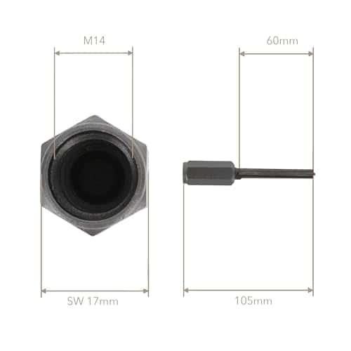 Hartmetall Fugenfräser 8mm Nutzlänge für Winkelschleifer