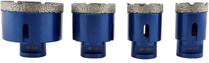 Diamant Fliesenbohrer Set 35, 40, 50, 68mm x M14 für Fliesen / Feinsteinzeug