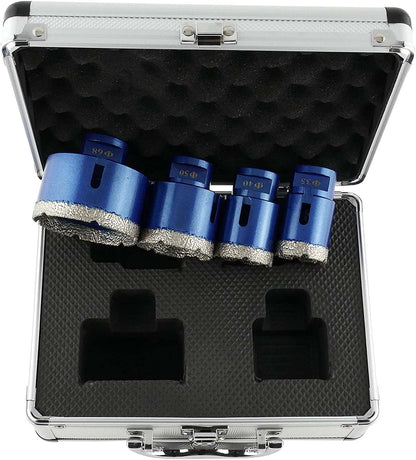 Diamant Fliesenbohrer Set 35, 40, 50, 68mm x M14 für Fliesen / Feinsteinzeug