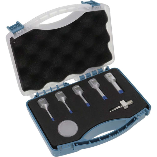 Diamant-Fliesenbohrer Set 7-teilig PD-Matrix M14 - Koffer für Sanitärbetriebe