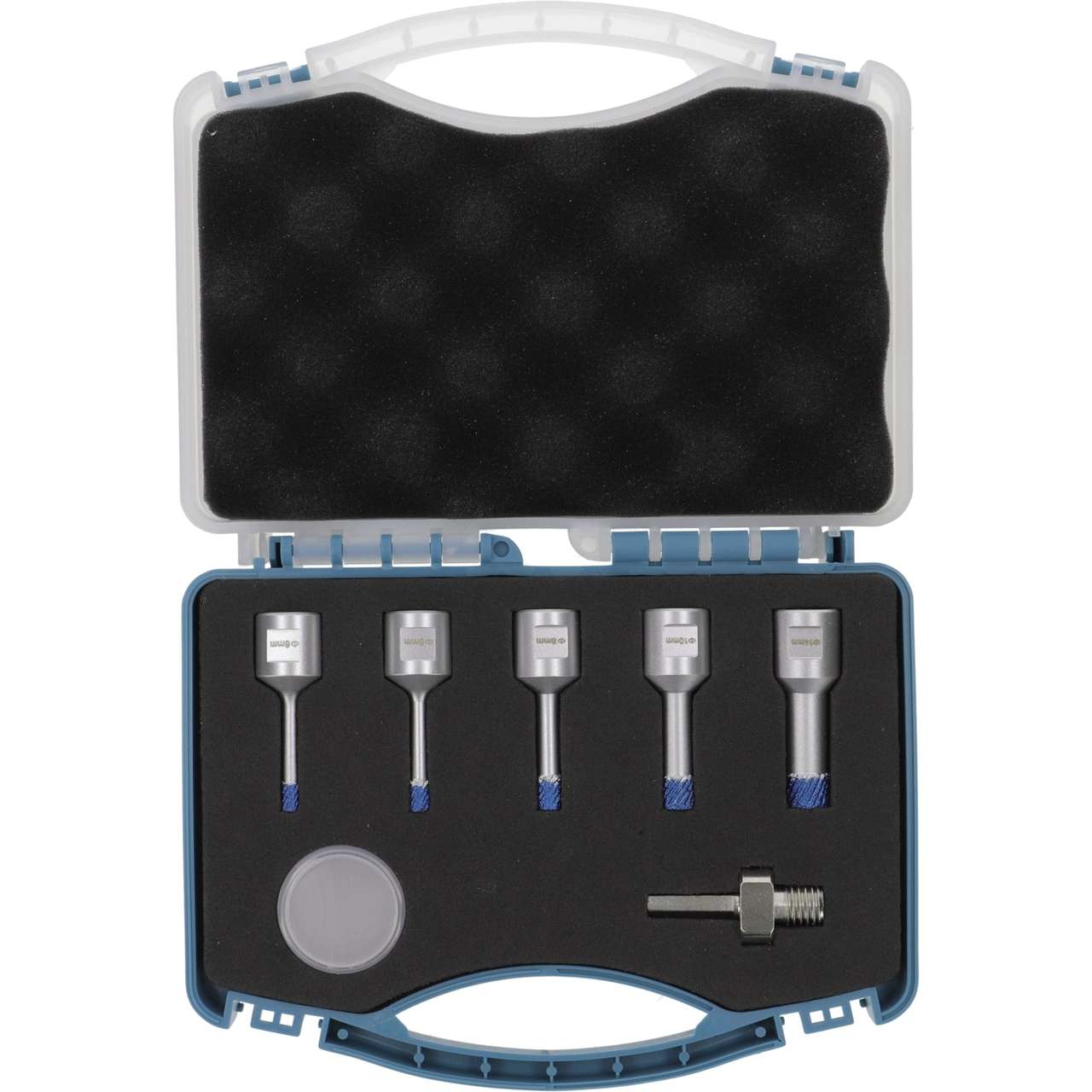 Diamant-Fliesenbohrer Set 7-teilig PD-Matrix M14 - Koffer für Sanitärbetriebe