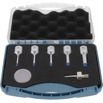 Diamant-Fliesenbohrer Set 7-teilig PD-Matrix M14 - Koffer für Sanitärbetriebe