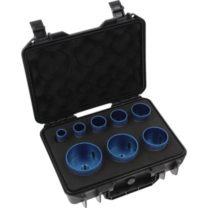 Diamant-Fliesenbohrer Set 8-teilig PD-Matrix M14 - Koffer für Fliesenleger