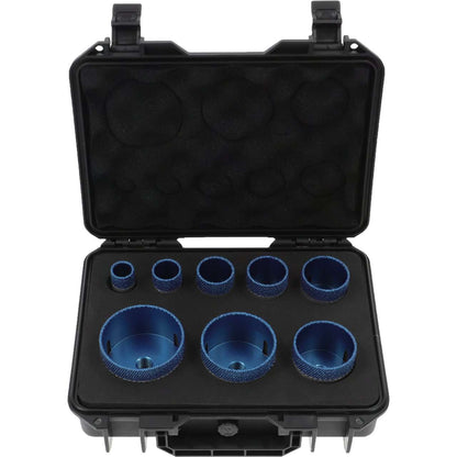 Diamant-Fliesenbohrer Set 8-teilig PD-Matrix M14 - Koffer für Fliesenleger